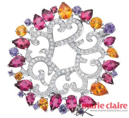 Van Cleef&Arpels彩色蓝宝石胸针