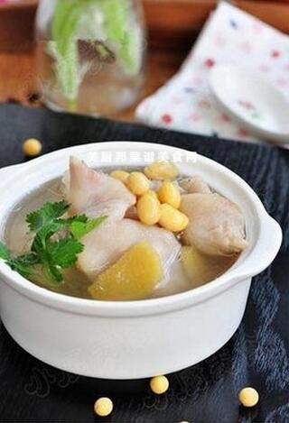 猪蹄黄豆汤怎么做,猪蹄黄豆汤的2种做法 皎家特产