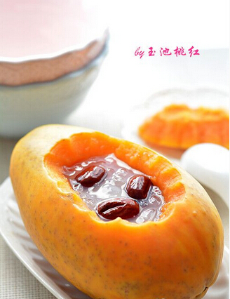 滑嫩清润---木瓜红枣炖雪蛤 美容护肤网